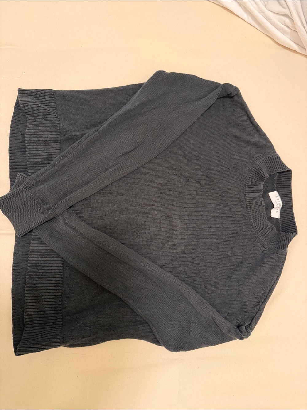 Everlane Charcoal Crewneck Sweater
